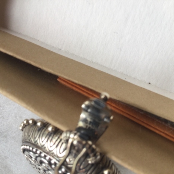 Barbara Bixby enhancer pendant time piece 925 18k - Picture 6 of 11